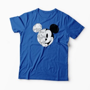 Tricou Mickey Mouse Head - Bărbați-Albastru Regal